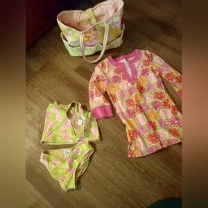 Lilly Pulitzer White Tag Bundle Swim Suit